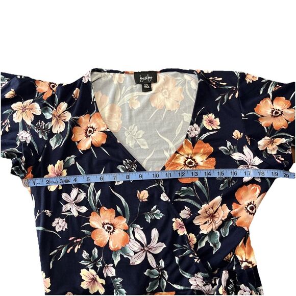 🔥 By & By Floral Faux Wrap High Low Dress XXL EUC! 🔥 - Picture 6 of 13